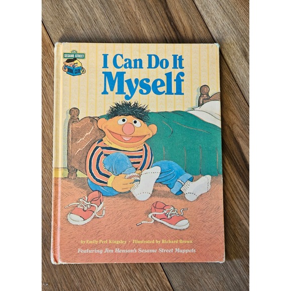 Sesame Street Other - I Can Do It Myself 1980 Sesame Street Book Club Hardcover by Emily Perl Kingsley